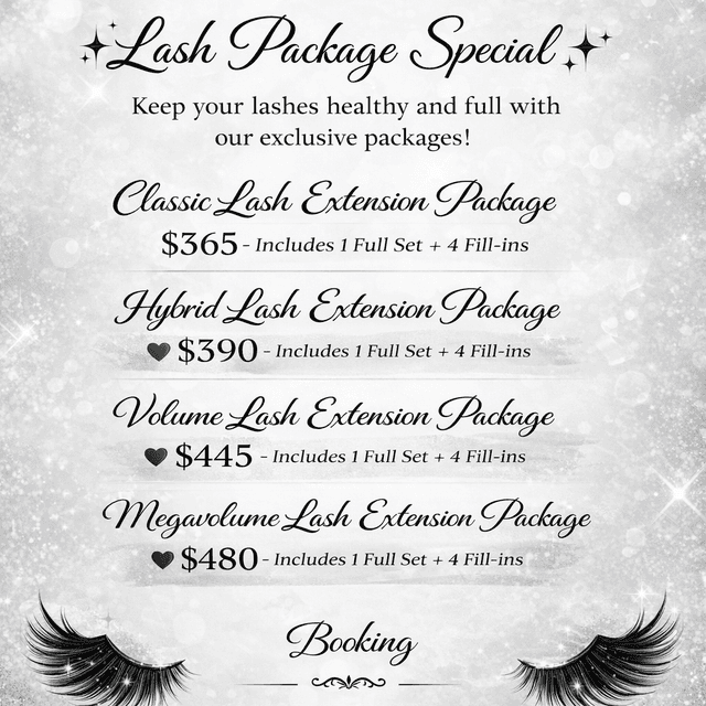 Volume Lash Extension Package at She Esthetics LLC in Columbus, GA